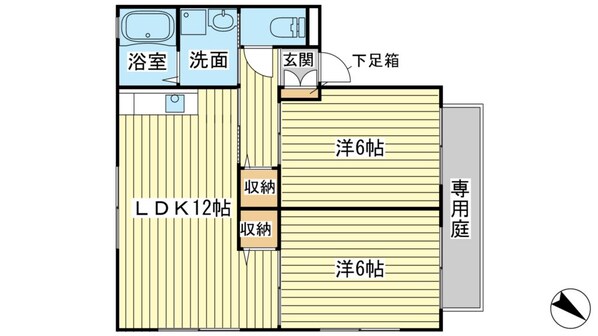 ハーモネート城西の物件間取画像